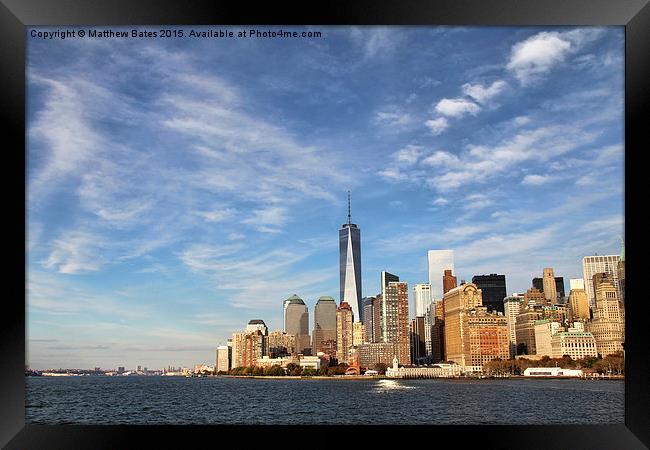 One World Trade Centre Framed Print by Matthew Bates