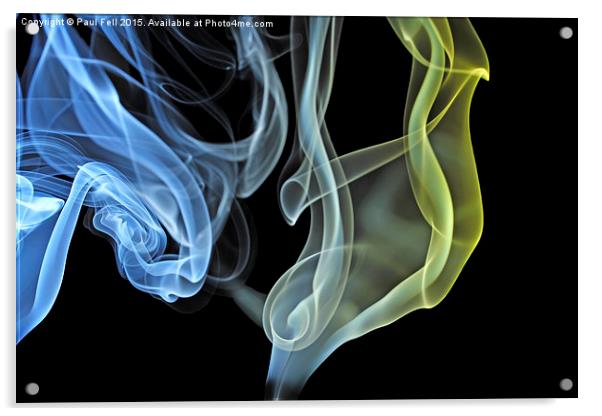 smoke Acrylic by Paul Fell
