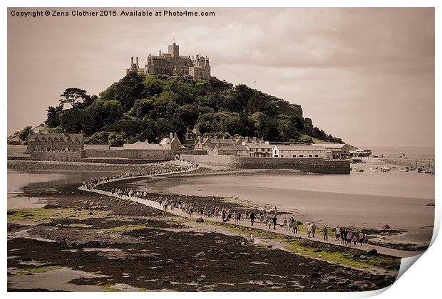 St Michael on the Mount Print by Zena Clothier