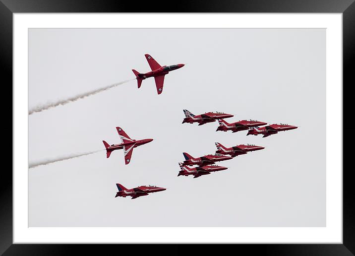 Reds Roll Out  Framed Mounted Print by J Biggadike