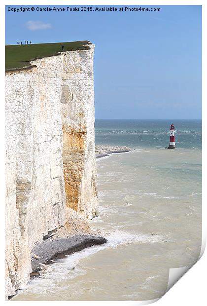   Seven Sisters From The Top Of The Cliffs Print by Carole-Anne Fooks