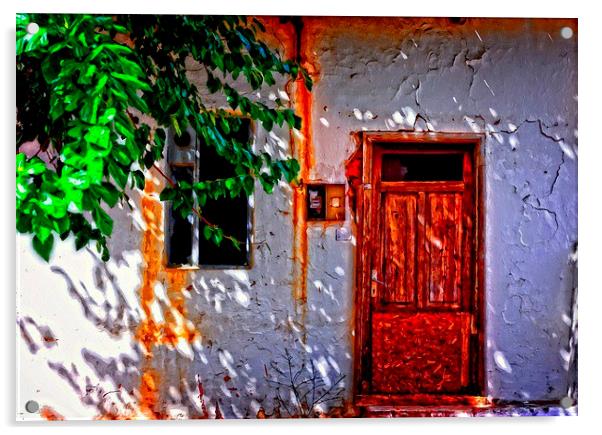 Turkish village house Acrylic by ken biggs
