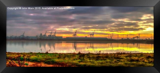 Sunrise Framed Print by John Wain