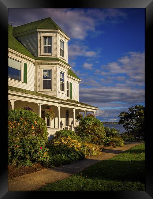 Le Vieux Presbytere, Bouctouche, New Brunswick, Ca Framed Print by Mark Llewellyn