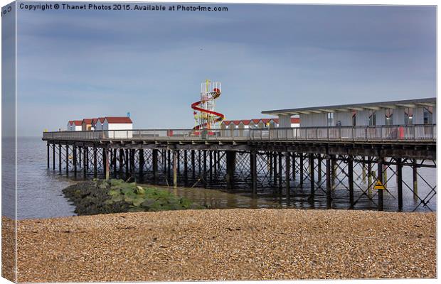  Herne bay pier  Canvas Print by Thanet Photos