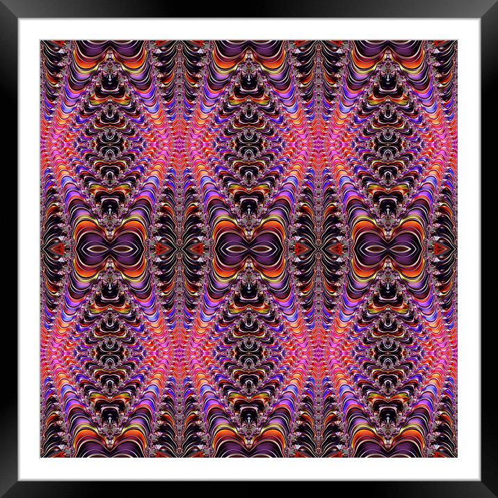 Pulsate Framed Mounted Print by Steve Purnell