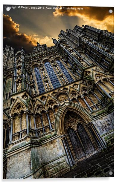  Dynamic Wells Cathedral Acrylic by Peter Jones