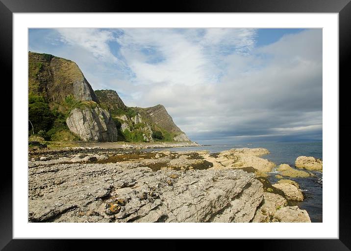  Garron Point Northern Ireland Framed Mounted Print by pristine_ images