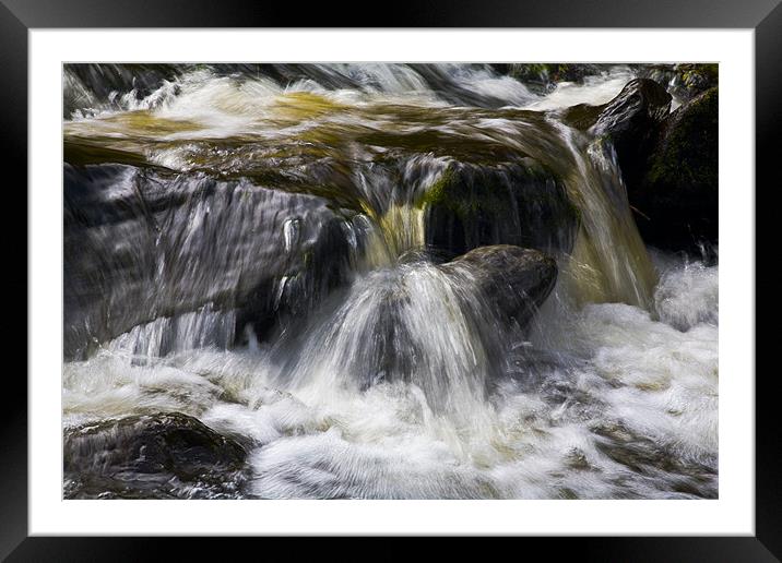 Autumn Water Framed Mounted Print by Mike Gorton