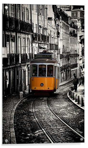  Narrow Streets of Lisbon Acrylic by Broadland Photography
