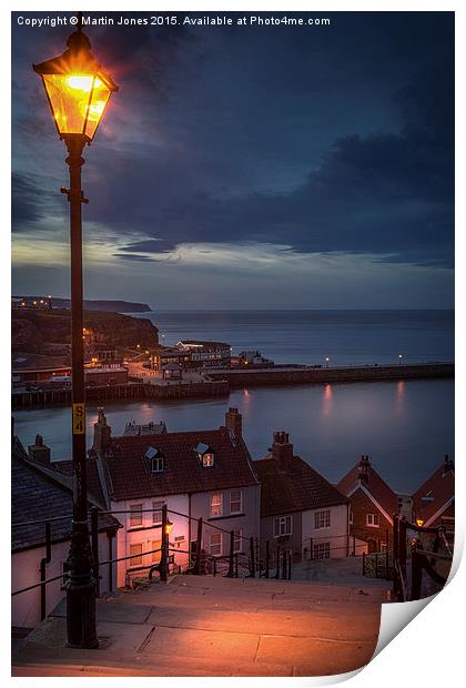  The 199 Steps of Whitby Print by K7 Photography