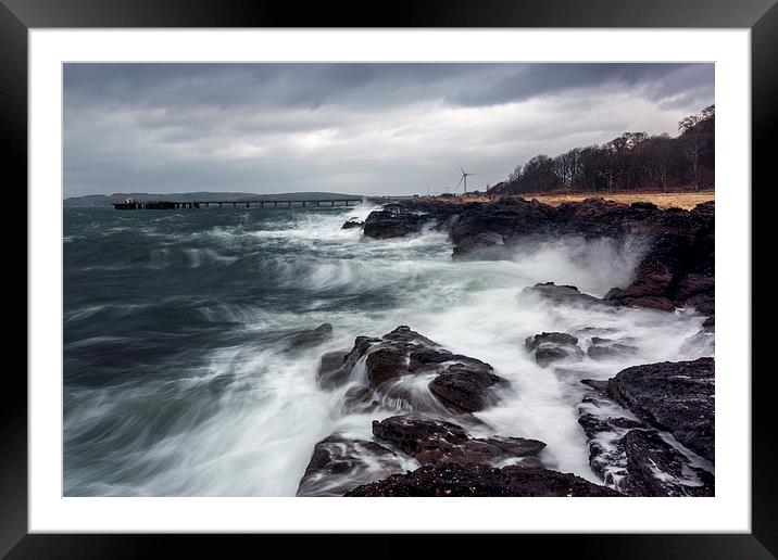  Stormy water Framed Mounted Print by Sam Smith