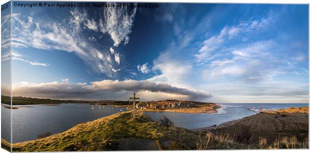  Alnmouth Halo Canvas Print by Paul Appleby