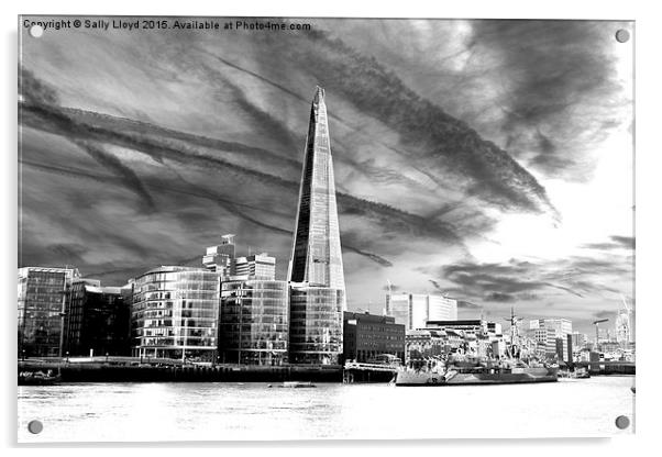  The Shard London  Acrylic by Sally Lloyd