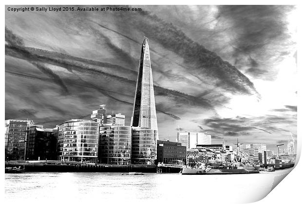  The Shard London  Print by Sally Lloyd