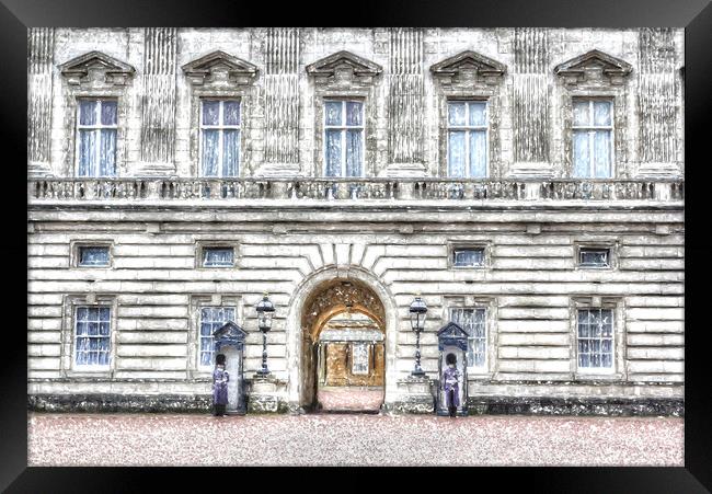  Buckingham Palace Framed Print by David Pyatt