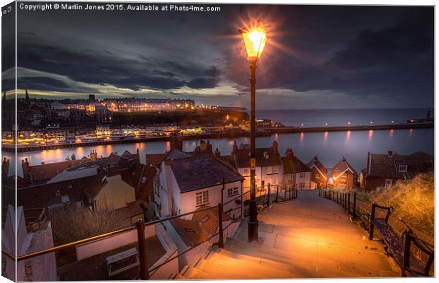 A Whitby Evening Canvas Print by K7 Photography