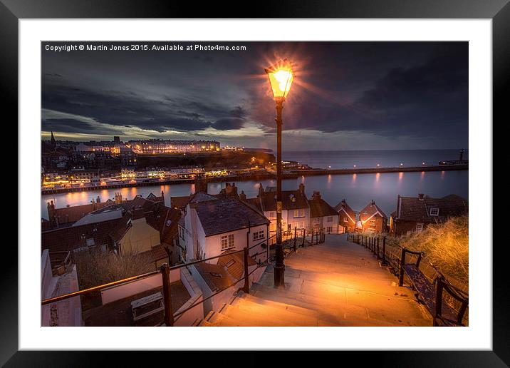  A Whitby Evening Framed Mounted Print by K7 Photography
