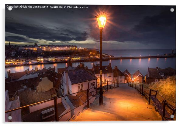  A Whitby Evening Acrylic by K7 Photography