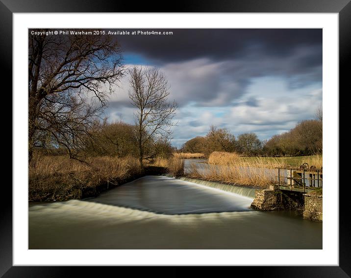 The Mill Pond Framed Mounted Print by Phil Wareham