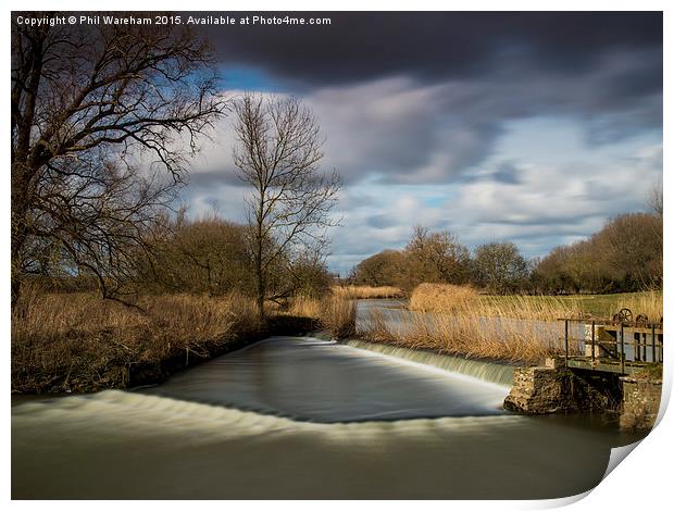 The Mill Pond Print by Phil Wareham