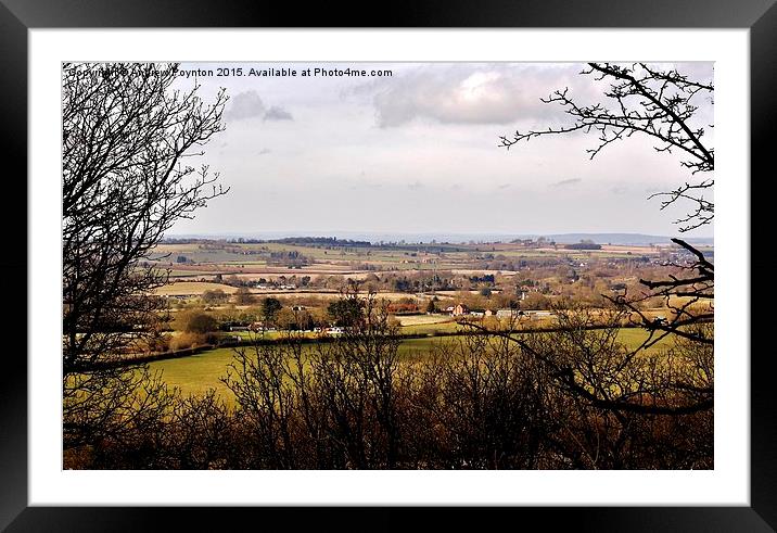  Wombourne view Framed Mounted Print by Andrew Poynton