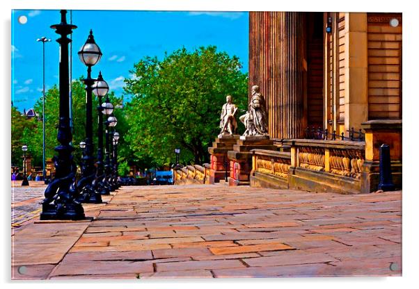  William Brown St Liverpool Acrylic by ken biggs