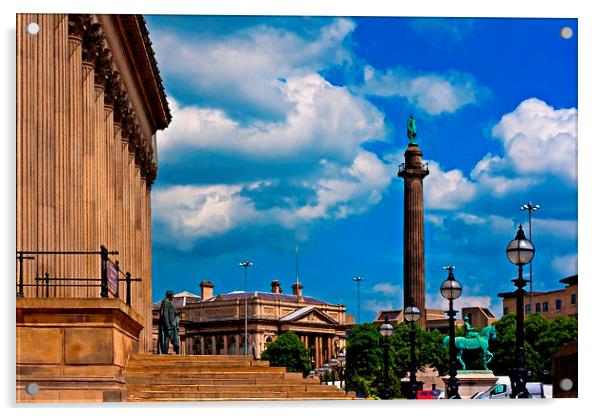 St Georges Hall Liverpool Acrylic by ken biggs