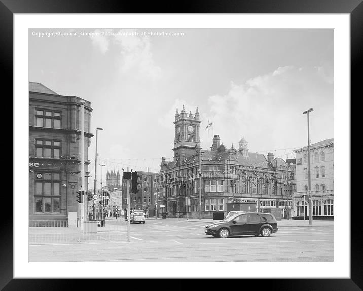  Talbot Square, Blackpool Framed Mounted Print by Jacqui Kilcoyne