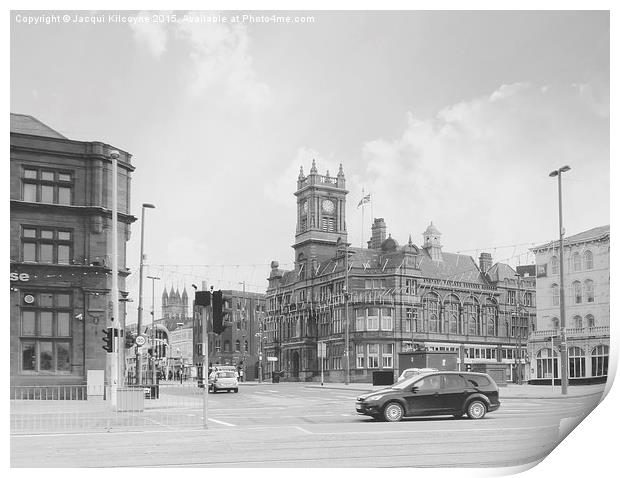  Talbot Square, Blackpool Print by Jacqui Kilcoyne