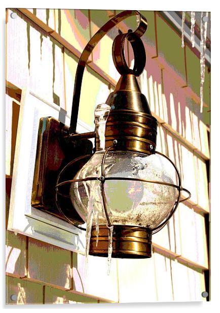 Icy Lamp  Acrylic by james balzano, jr.