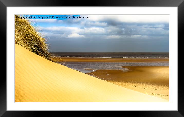  Holkham Bay Framed Mounted Print by Alan Simpson