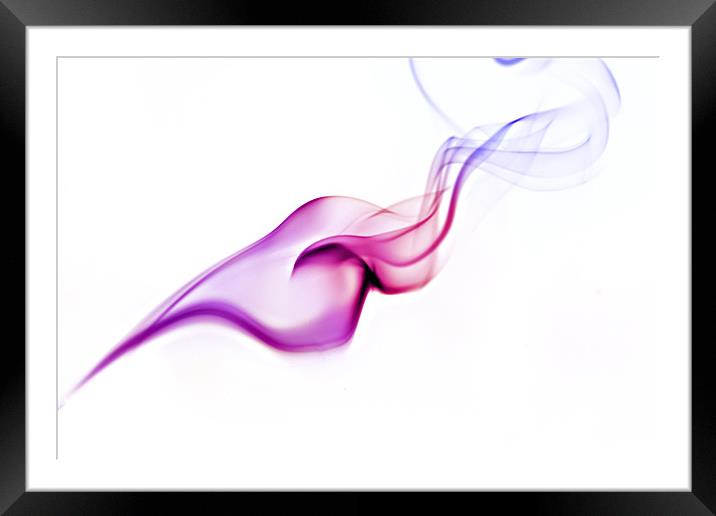 abstract smoke Framed Mounted Print by PhotoStock Israel
