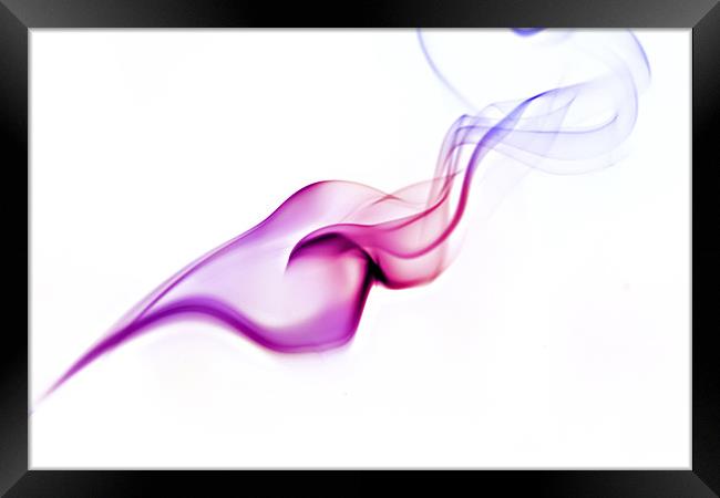 abstract smoke Framed Print by PhotoStock Israel