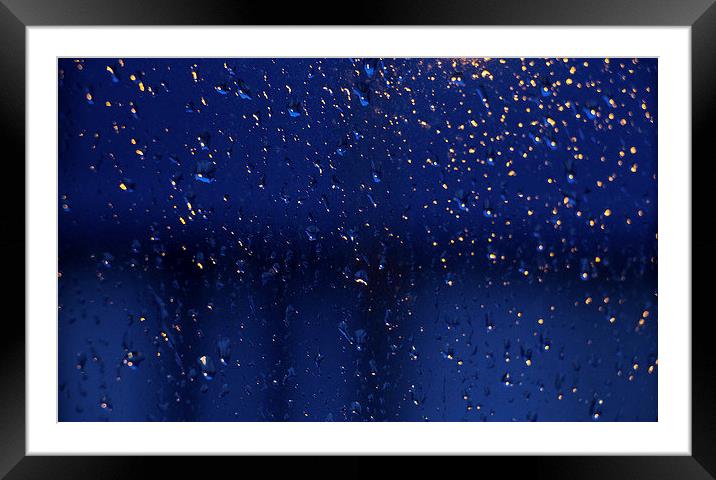  Rainy Evening 1 Framed Mounted Print by Lucy Pinkstone