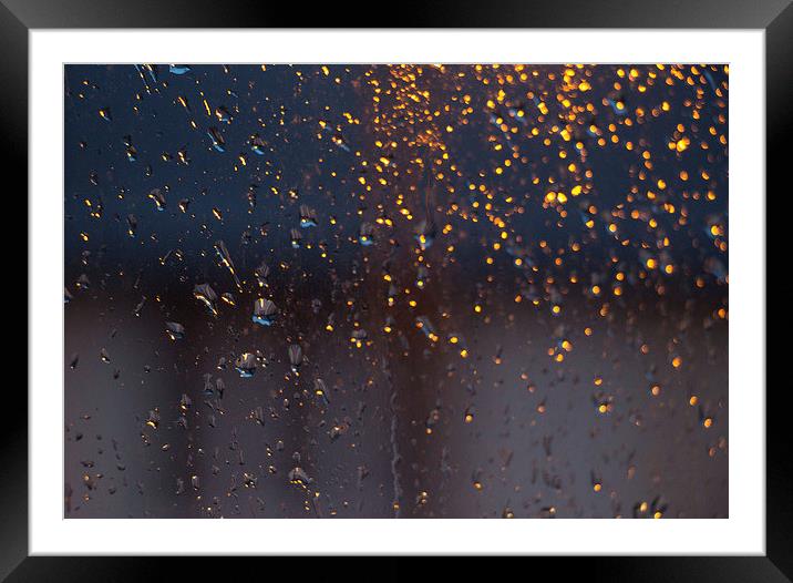  Rainy Evening 3 Framed Mounted Print by Lucy Pinkstone