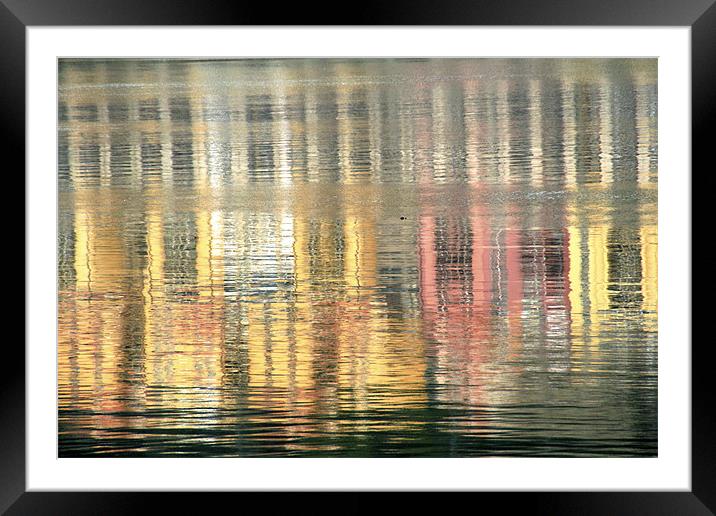 reflection in water Framed Mounted Print by PhotoStock Israel