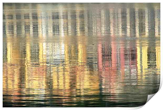 reflection in water Print by PhotoStock Israel