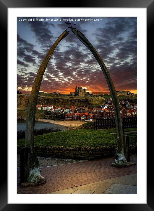  The Whalebones of Whitby Framed Mounted Print by K7 Photography