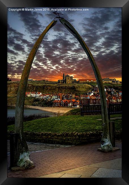  The Whalebones of Whitby Framed Print by K7 Photography
