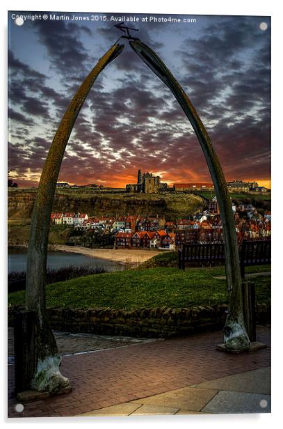  The Whalebones of Whitby Acrylic by K7 Photography