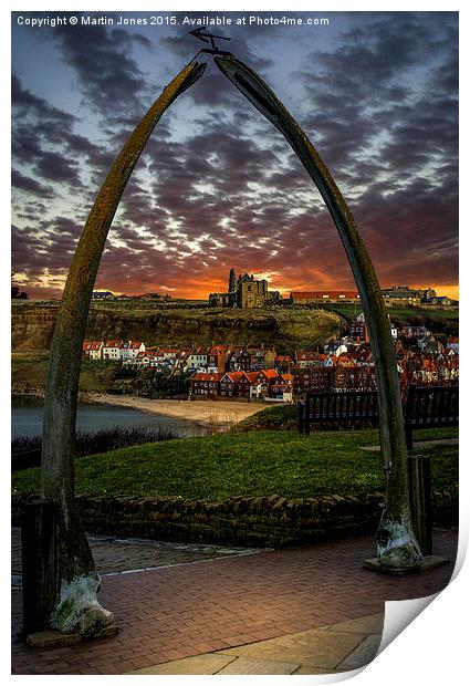  The Whalebones of Whitby Print by K7 Photography