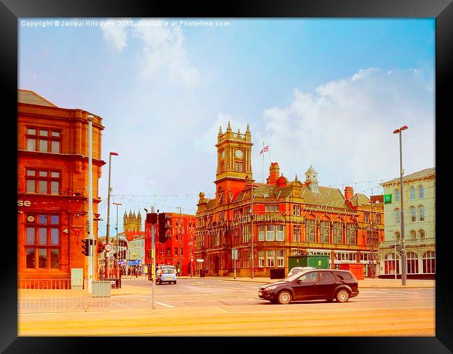  Talbot Square. Blackpool Framed Print by Jacqui Kilcoyne
