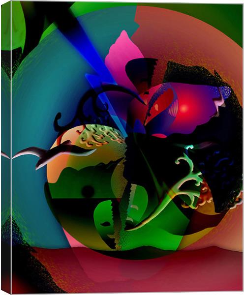 Abstract Vortex Canvas Print by Lidiya Drabchuk