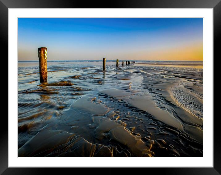  Tyrella Beach County Down, Northern Ireland Framed Mounted Print by Chris Curry