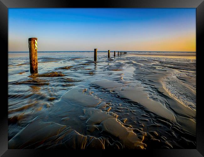  Tyrella Beach County Down, Northern Ireland Framed Print by Chris Curry