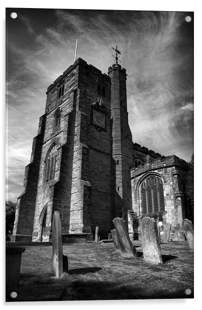 St Dunstan's Church Cranbrook Kent Acrylic by pristine_ images