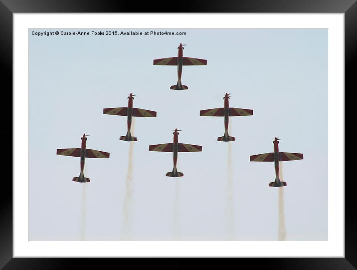   The Roulettes  Framed Mounted Print by Carole-Anne Fooks