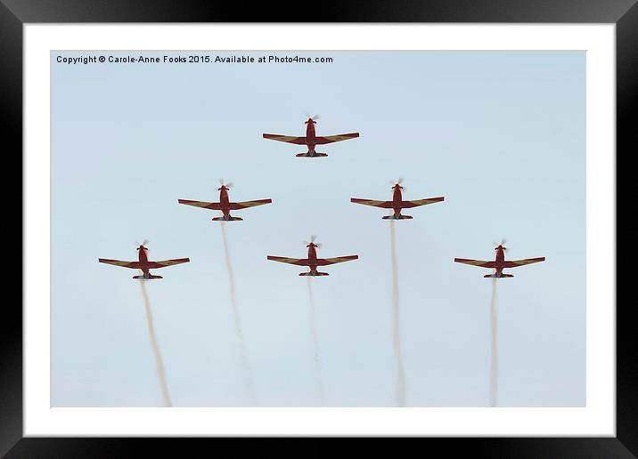    The Roulettes  Framed Mounted Print by Carole-Anne Fooks