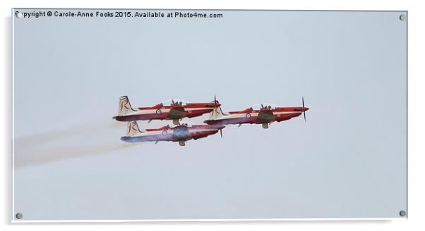  The Roulettes in Super Close Formation Acrylic by Carole-Anne Fooks